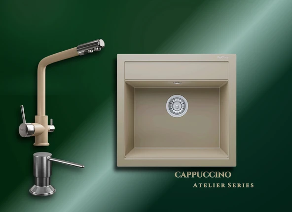 Cappuccino Atelier Series Olympos 56 K004 & Abant Premium Mutfak Koleksiyonu ürün görseli 1