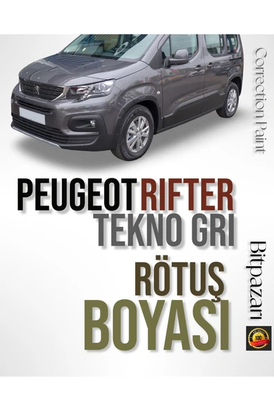 Peugeot RIFTER Tekno Gri - KCA - Çizik Giderici Fırçalı Rötuş Boyası 20 ml ürün görseli 1