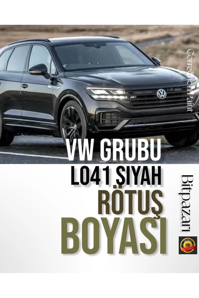 L041 - Siyah - Profesyonel Rötüş Boyası - Polo , Golf , Golfr , Jetta ürün görseli 1