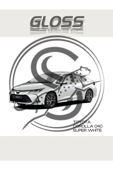 Toyota Corolla Super White Opak Beyaz 040 - Profesyonel Çizik Ve Taş Izi Giderici Rötuş Boyası 30ml. ürün görseli 1