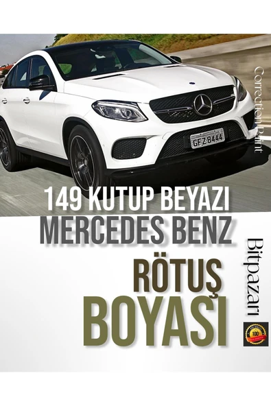 Mercedes MB149 Kutup Beyazı Rötuş Boyası - A, B, C, CLA, E, GLA, GLC, G, GLB, EQC, AMG-GT, EQS, CLS ürün görseli 1