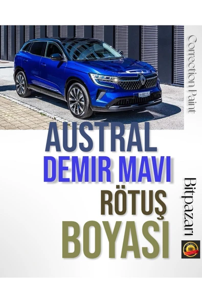 Renault Austral & Kadjar Vs. Rqh Demir Mavi - Çizik Ve Taş Izi Giderici Rötuş Boyası 20ml. ürün görseli 1