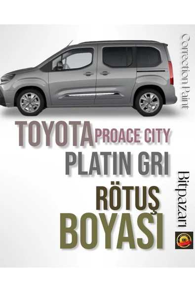 TOYOTA Proce City Tekno Gri - KCA - Fırçalı Rötuş Boyası 20 ml ürün görseli 1