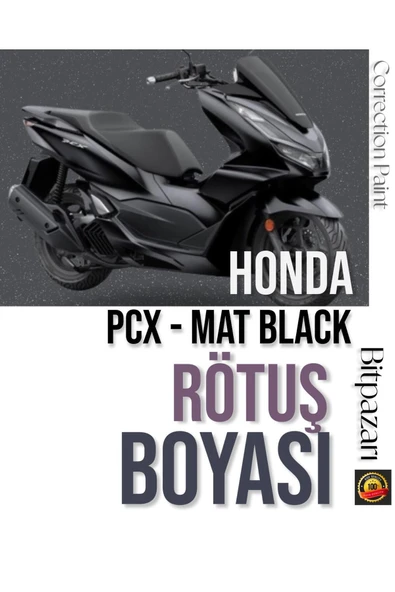 HONDA PCX NHA76M MAT GALAKSİ SİYAH - Orijinal Çizik Giderici Rötüş Boyası 28ml. ürün görseli 1