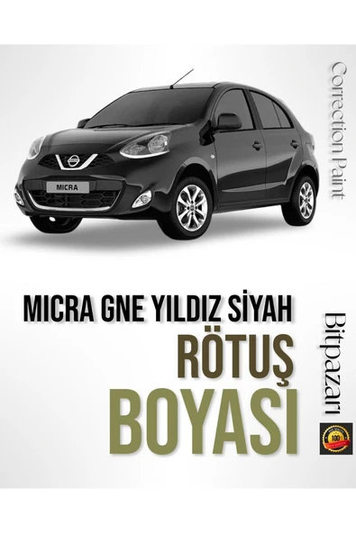 NISSAN MICRA YILDIZ SİYAH GNE - Profesyonel Çizik Giderici Rötüş Boyası 20ml. ürün görseli 1