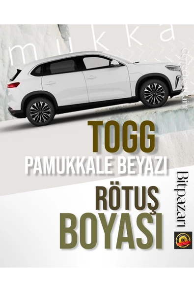 TOGG T10X Pamukkale Beyazı 790 - Profesyonel Çizik Ve Taş izi Giderici Rötuş Boyası 25ml. ürün görseli 1