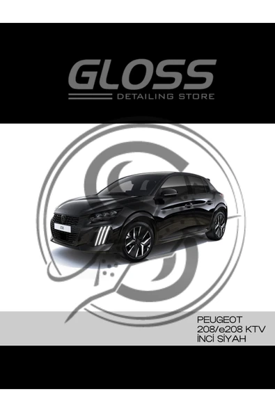 208/e208 Uyumlu  İnci Siyah KTV - Profesyonel Çizik Ve Taş izi Giderici Rötuş Boyası 30ml. ürün görseli 1