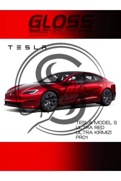 Tesla Model S Ultra Red(Ultra Kırmızı)- Profesyonel Rötuş Boyası 30ml. ürün görseli 1