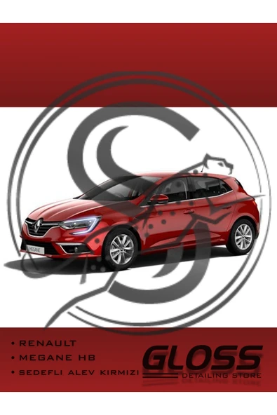Renault Megane HB Alev Kırmızı NNP - Profesyonel Rötuş Boyası Çift Şişe 20/20ml. ürün görseli 1