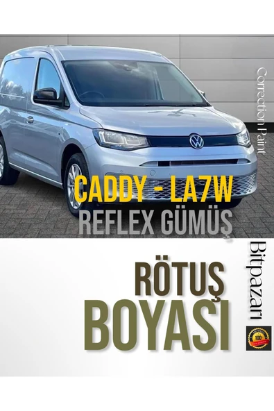 VW CADDY Reflex Gümüş LA7W Uyumlu Profesyonel Çizik Ve Taş izi Giderici Rötuş Boyası 25ml. ürün görseli 1