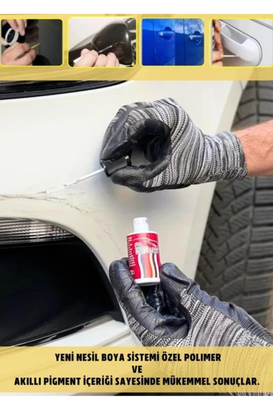 Bmw Mineral Gri Rutüş Boyası - 4 Serisi - B39 - Otomobil Taş Izi Ve Çizik Giderici - 20ml - Resim 5