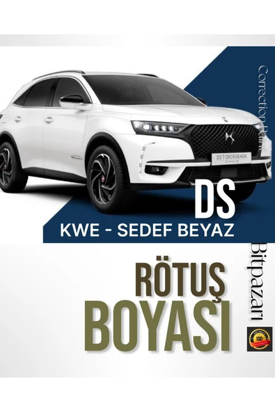 DS 4, DS 7, DS 9 , Sedefli Beyaz KWE - Çizik giderici Sedefli Beyaz Rötuş Boyası 25ml. ürün görseli 1