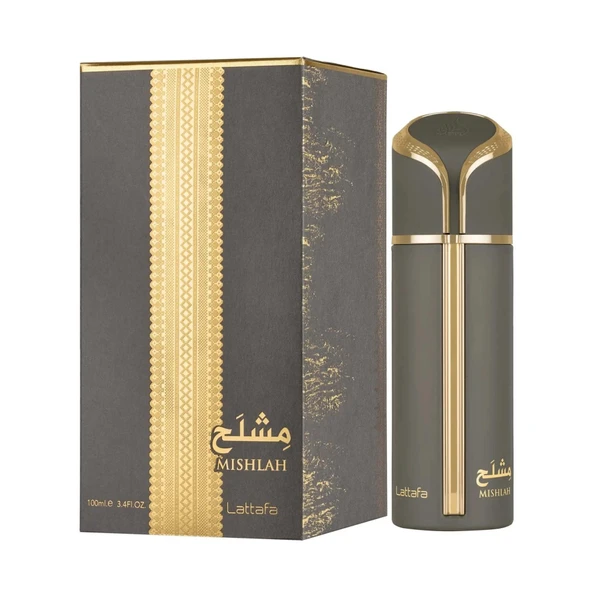 Lattafa Mishlah EDP 100 ML Unisex Parfüm Bergamot Karabiber İris Odunsu Premium Kalıcı Koku ürün görseli 1