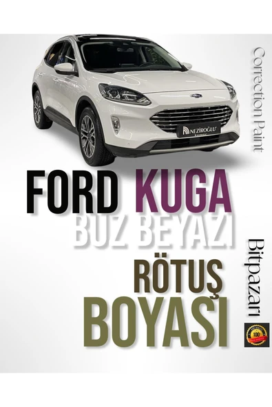 Ford KUGA Buz Beyazı ( Frozen White ) Çizik Giderici Fırçalı Rötuş Boyası 20 ml ürün görseli 1