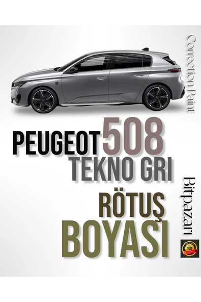 Peugeot 508 Tekno Gri - KCA - Çizik Giderici Fırçalı Rötuş Boyası 20 ml ürün görseli 1