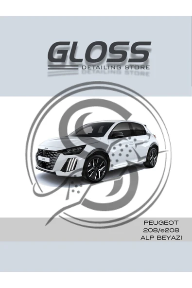 Peugeot 208/e208 Uyumlu Alp Beyazı EWP - Profesyonel Çizik Ve Taş izi Giderici Rötuş Boyası 30ml. ürün görseli 1