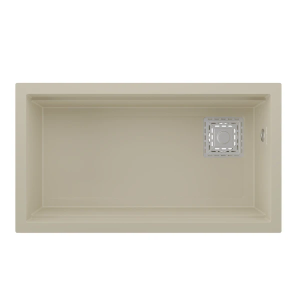 RealStone Almina Granit Evye 755x470 mm Fonksiyonel Mutfak Evyesi - RealStone Almila Krem ürün görseli 1