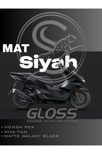 Honda PCX NHA76M Matt Galaxy Black (Mat Galaksi Siyah) - Profesyonel Rötüş Boyası 20ml. ürün görseli 1