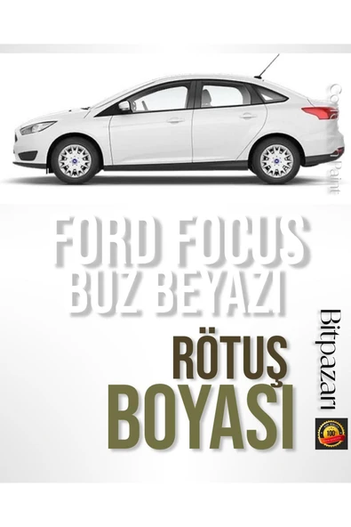 Ford FOCUS 7vta Buz Beyazı ( Frozen White ) Çizik Giderici Fırçalı Rötuş Boyası 20 ml ürün görseli 1