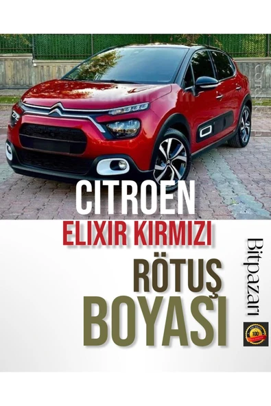CITROEN C3, 208, 308, 508, 2008, C4, C4X Elixir Kırmızı EVH - Rötuş Boyası 20ml. ürün görseli 1