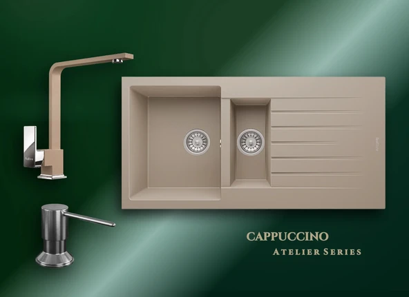 Cappuccino Atelier Series Troya 100 P005 & Göksu Premium Mutfak Koleksiyonu ürün görseli 1