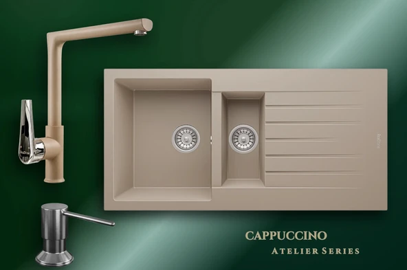 Cappuccino Atelier Series Troya 100 P005 & Vesta Premium Mutfak Koleksiyonu ürün görseli 1
