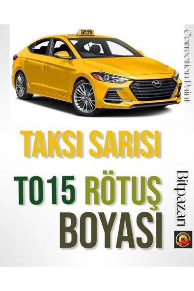Taksi Sarısı - Profesyonel Rötüş Boyası - Taş Izi Ve Çizik Giderici - T015 ürün görseli 1