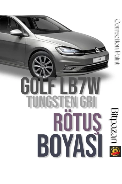 VW POLO, GOLF - LB7W - TUNGSTEN GRİ - Profesyonel Rötüş Boyası ürün görseli 1