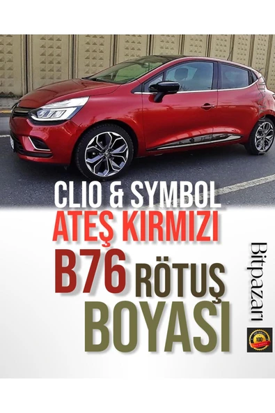 Renault Clio 2011 - B76 Alev Kırmızı - Profesyonel Rötuş Boyası - 20 ml ürün görseli 1