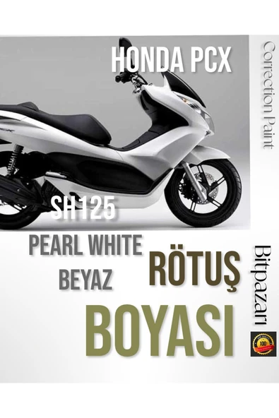 Honda Forza250/750 Pcx125 Sh125 Uyumlu White Pearl - Rötuş Boyası . 20 20 Ml. ürün görseli 1