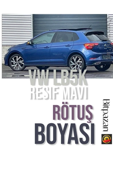 VW POLO, PASSAT, TAIGO, TIGUAN - REEF BLUE LB5K - RESİF MAVİ Profesyonel Rötüş Boyası ürün görseli 1