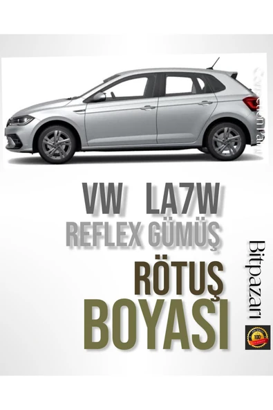 Volkswagen Polo, GOLF, Passat , Caddy , Reflex Gümüş LA7W Uyumlu Rötuş Boyası 25ml. ürün görseli 1