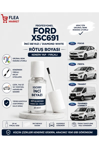 Taş Izi Çizik Giderici Inci Beyaz Xsc691 Uyumlu Oto Rötüş Boyası 30ml ürün görseli 1