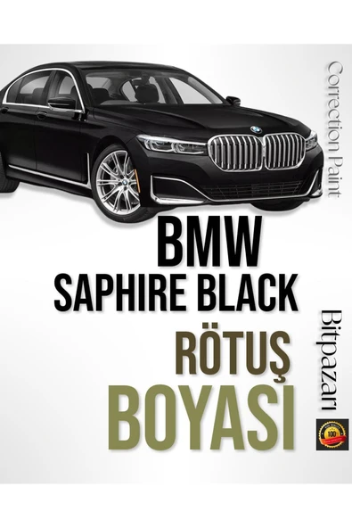 BMW 475 Safir Siyah - Fırçalı Rötuş Boyası 20 ml - 1,2,3,4,5,6,7,8,X,Z,M,i4,iX Serileri ürün görseli 1
