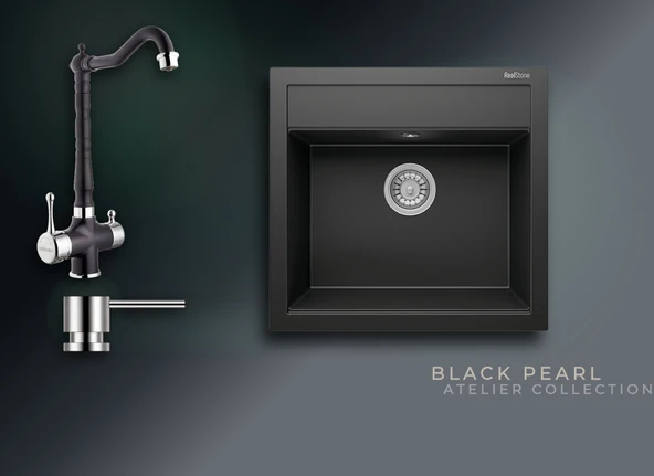 Black Pearl Collection Olympos 56 K004 & Ares Premium Mutfak Koleksiyonu ürün görseli 1