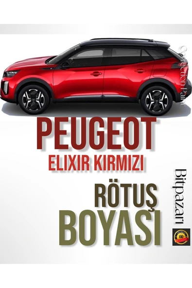 Peugeot 308/e308 Elixir Kırmızı EVH - Profesyonel Çizik Ve Taş izi Giderici Rötuş Boyası 20ml. ürün görseli 1