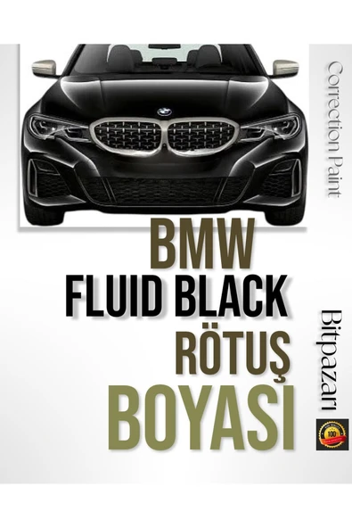 BMW 668 Siyah - Çizik Giderici Fırçalı Rötuş Boyası 20 ml - 1,2,3,4,5,6,7,X Serileri ürün görseli 1
