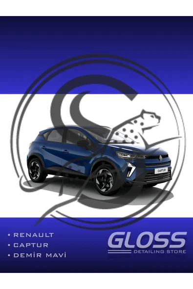 Renault Captur Uyumlu Demir Mavi RQH - Çizik Ve Taş İzi Giderici Rötuş Boyası 30ml. ürün görseli 1