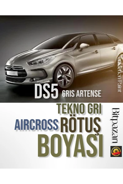 DS 5 Tekno Gri , Gris Artense - KCA - Rötuş Boyası 20 ml ürün görseli 1