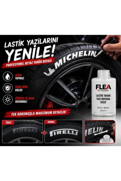 LASTİK YANAK YAZI BOYAMA OJESİ - 20ml. ürün görseli 1