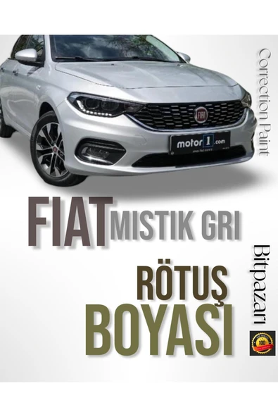 Fiat Egea Metalik Mistik Gri - 612 - Profesyonel Rötüş Boyası - Taş Izi Ve Çizik Giderici ürün görseli 1