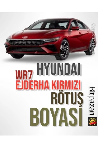 HYUNDAI WR7 Ejderha Kırmızı Orijinal Rötuş Boyası 25ml. ürün görseli 1