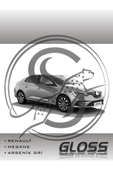 Renault Megane Arsenik Gri KQA - Profesyonel Çizik Ve Taş izi Giderici Rötuş Boyası 30ml. ürün görseli 1