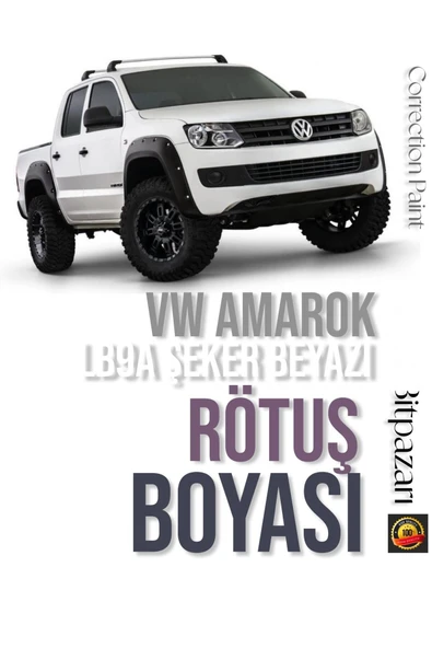 VW AMAROK - LB9A - ŞEKER BEYAZI - Profesyonel Rötüş Boyası ürün görseli 1