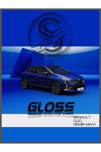 Renault Clio RQH  Uyumlu Demir Mavi - Çizik Ve Taş izi Giderici Rötuş Boyası 30 Ml. ürün görseli 1