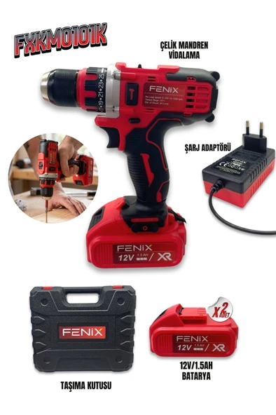 FENİX KIRMIZI 10 MM ÇELİK MANDREN ürün görseli 1