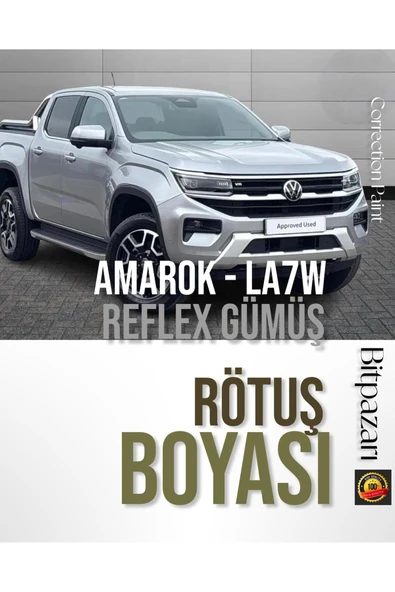 VW AMAROK Reflex Gümüş LA7W Uyumlu Profesyonel Çizik Ve Taş izi Giderici Rötuş Boyası 25ml. ürün görseli 1