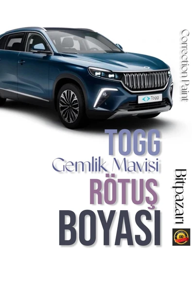 TOGG Gemlik Mavisi – Orijinal Rötuş Boyası ve Fırça Seti 25ml | Çizik ve Taş İzi Giderici ürün görseli 1