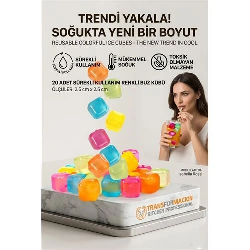 Buz Küpü Sürekli Kullanım 20 ADET Nordgröna 718112 ürün görseli 1