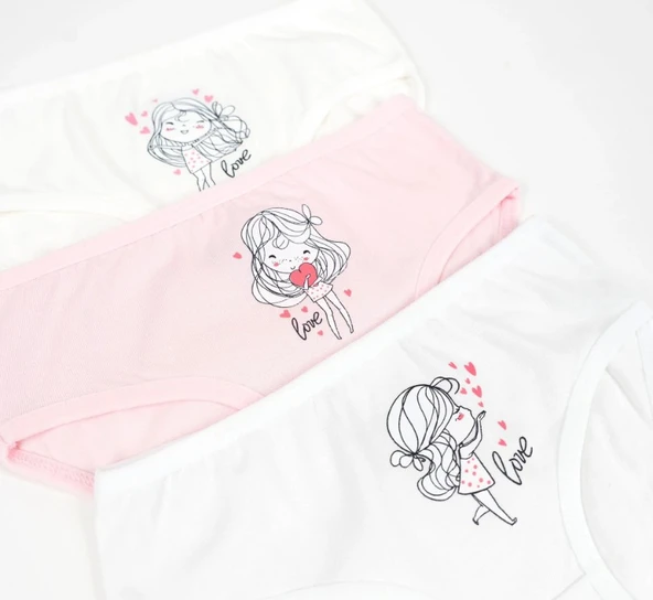 Kız 3lü Slip K128666 (tek adet fiyatıdır) ürün görseli 1